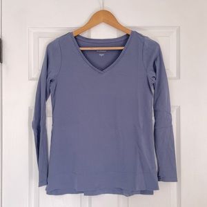 J. Jill Pima V-Neck Long Sleeve Tee